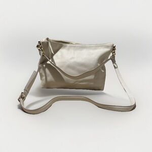 Kate Spade Women’s Beige Purse/Shoulder Bag, Pebbled Leather, Detachable Straps